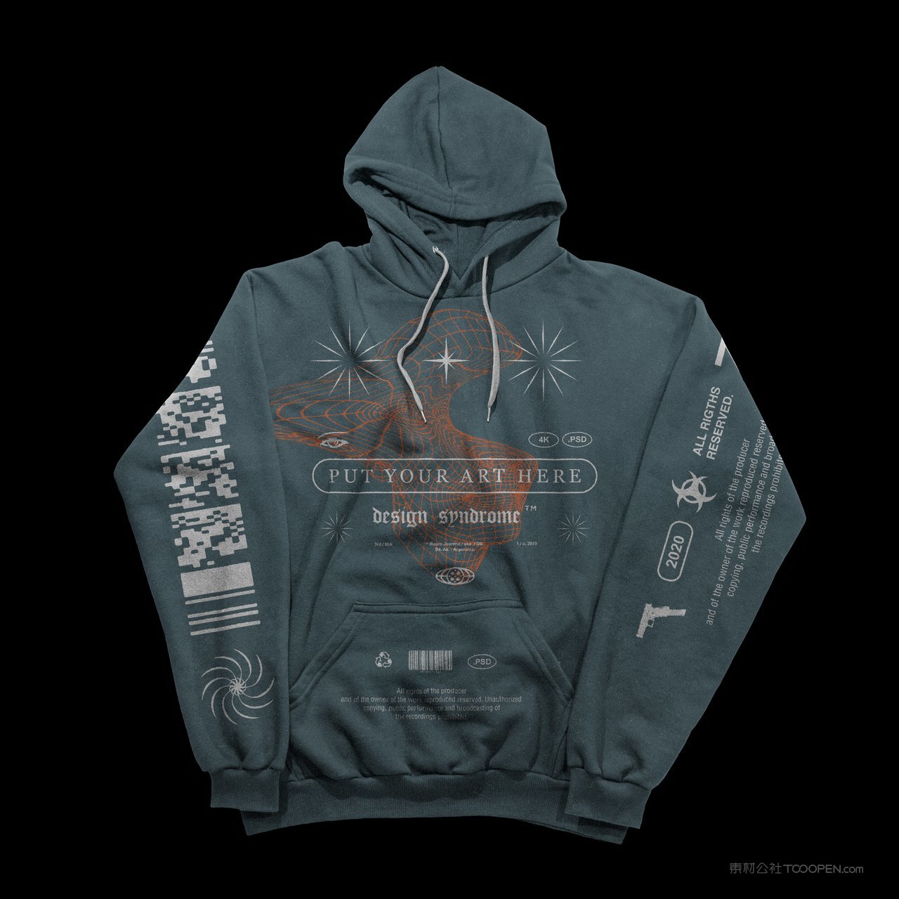 卫衣平铺服饰样机 (19)