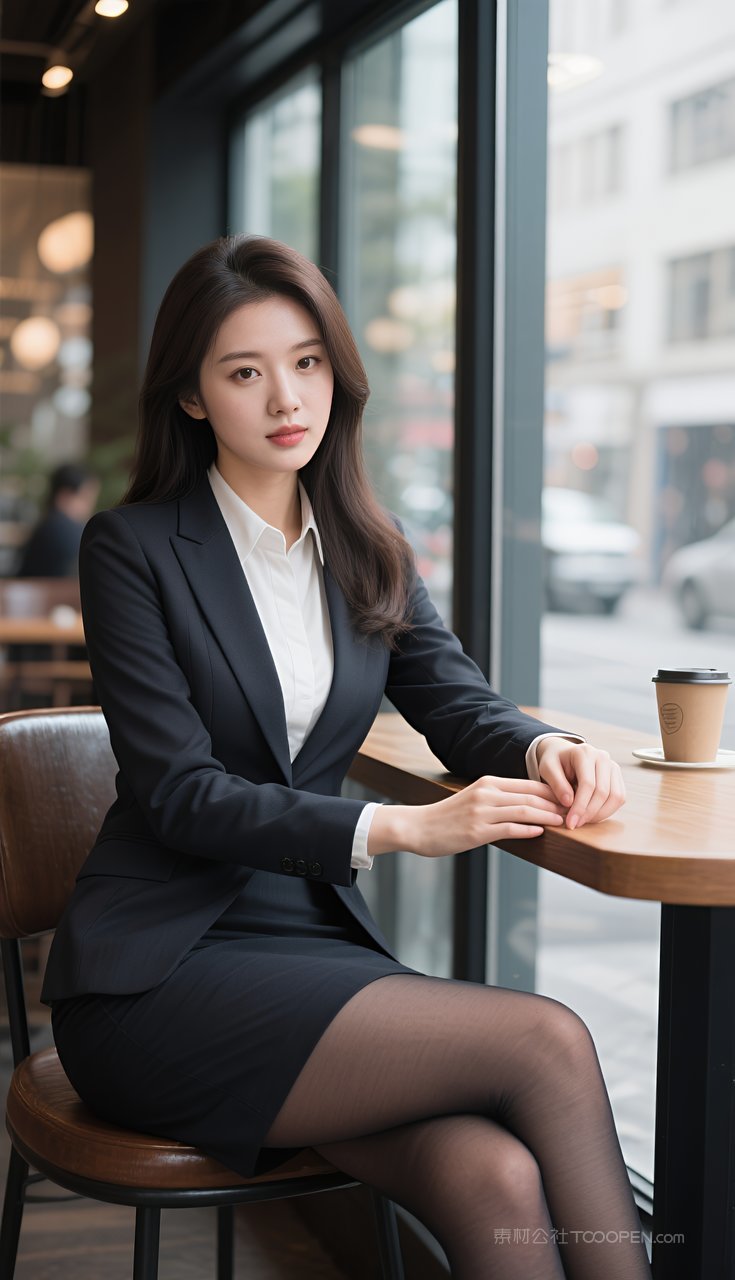 美女丝袜短裙职业美腿长腿制服性感