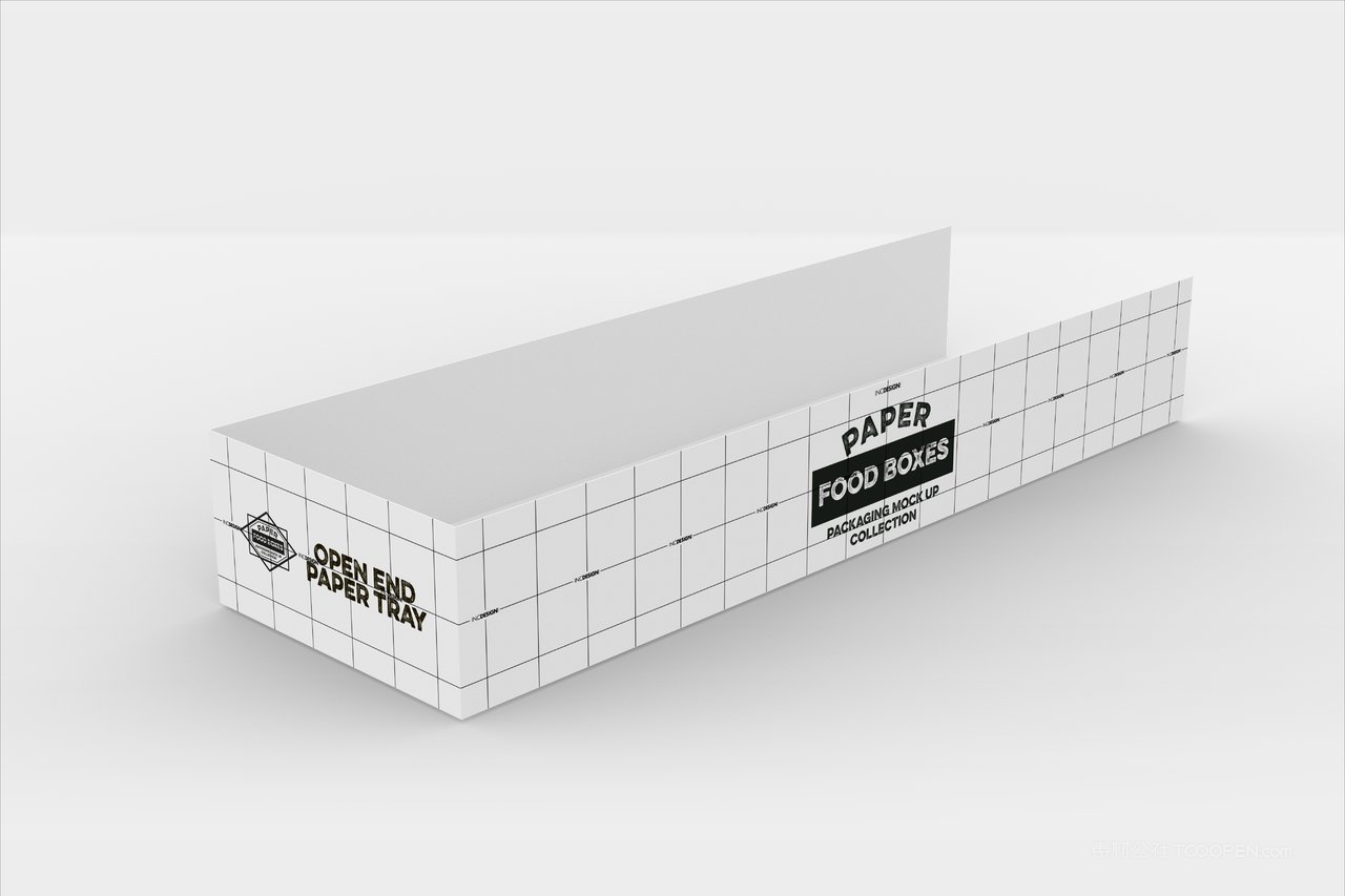 鸡肉卷面包店品牌食品纸质包装贴图样机 (2)