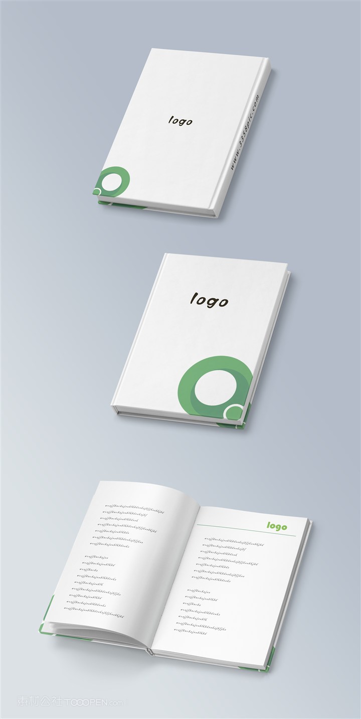 书本封面样机