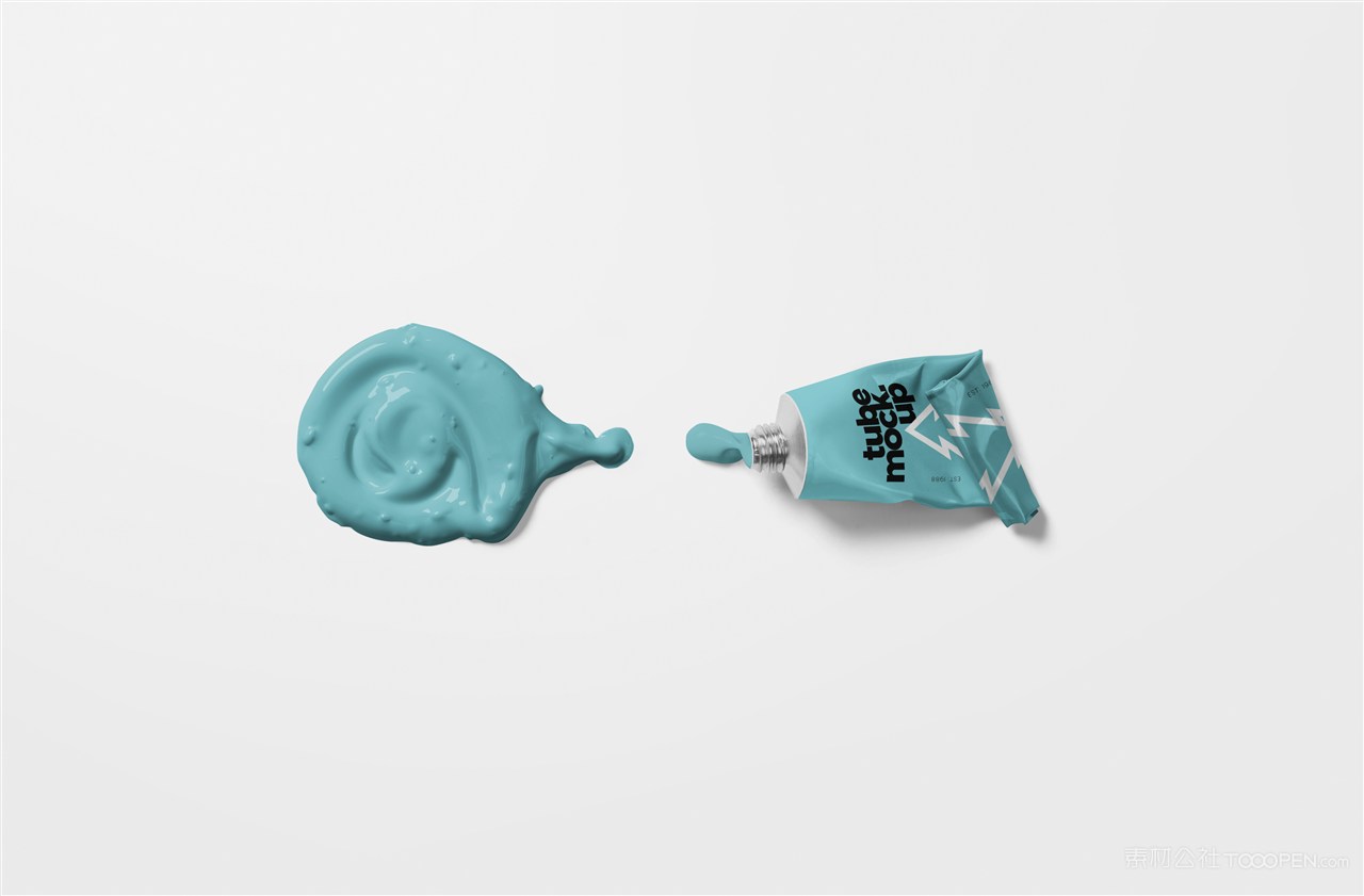 颜料文具用品文创包装样机