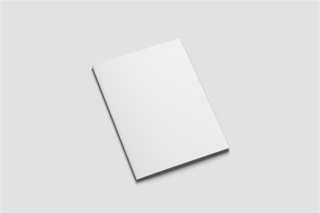 32开三折页样机模板PSD分层素材