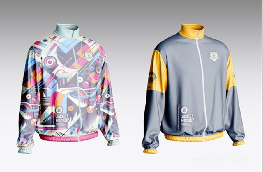 运动夹克样机