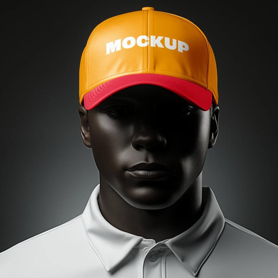 鸭舌帽帽子样机