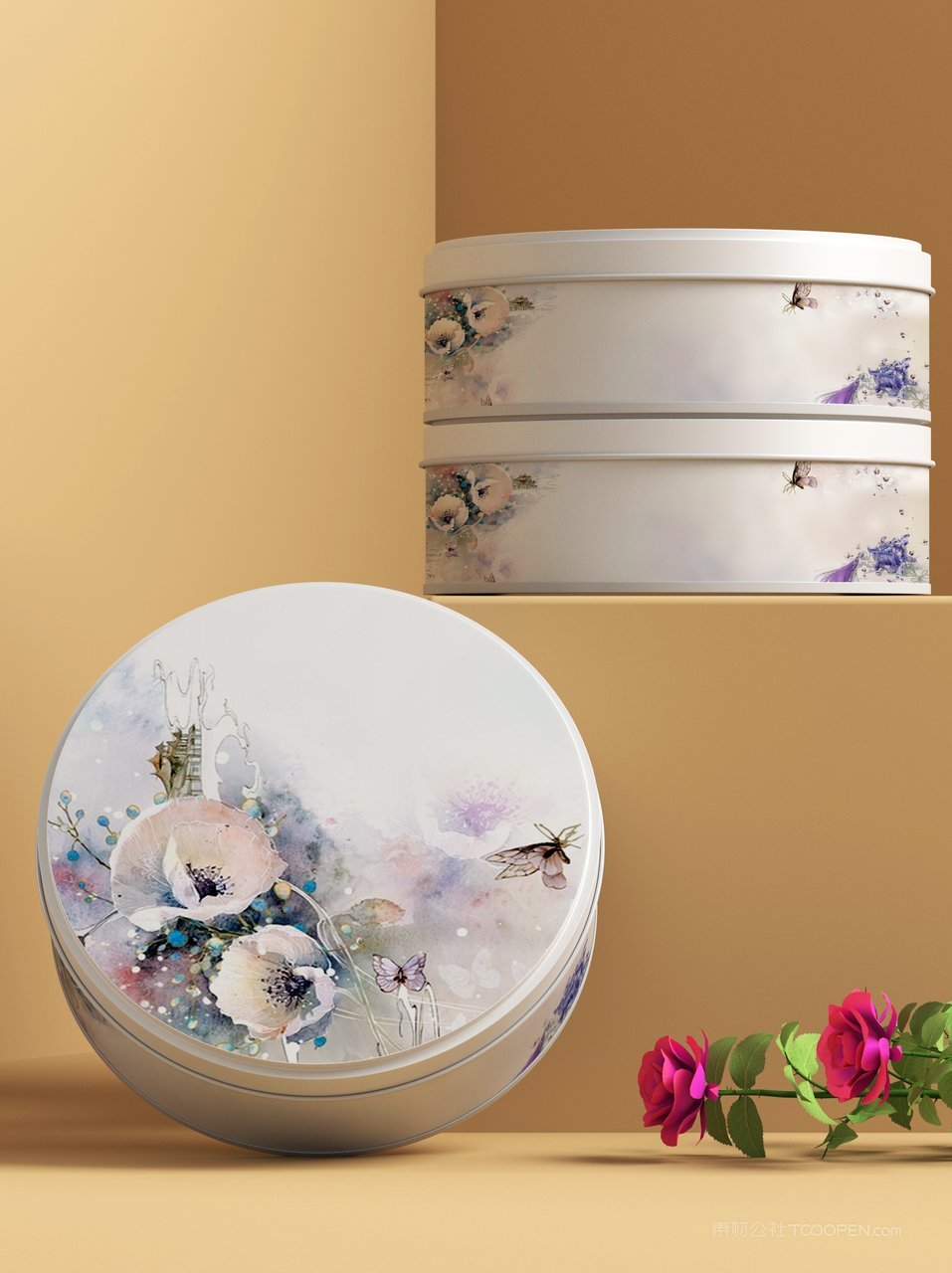 中国潮文创贺岁年货圆罐礼盒装样机 (5)