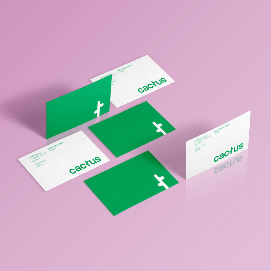 品牌vi名片正反面贴图样机模板