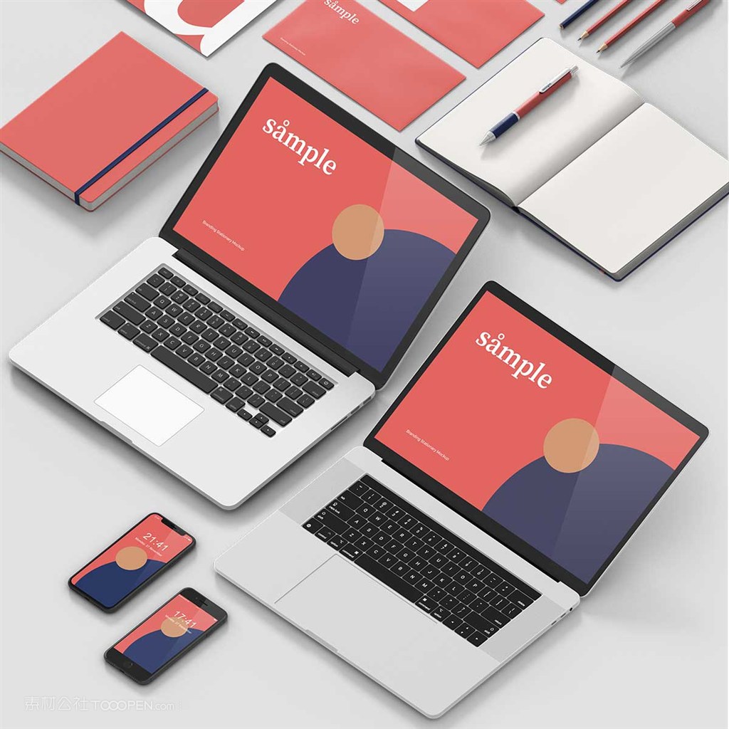 品牌vi电脑手机样机素材