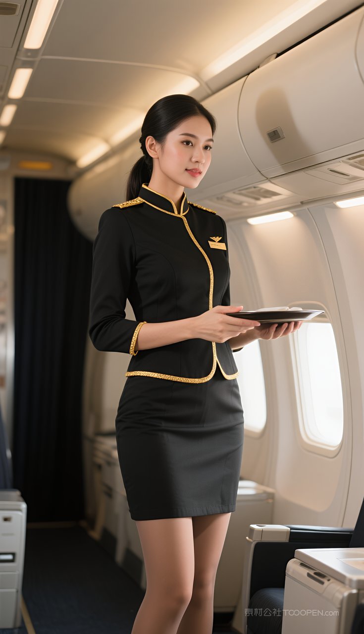 性感制服长腿写真短裙美女丝袜