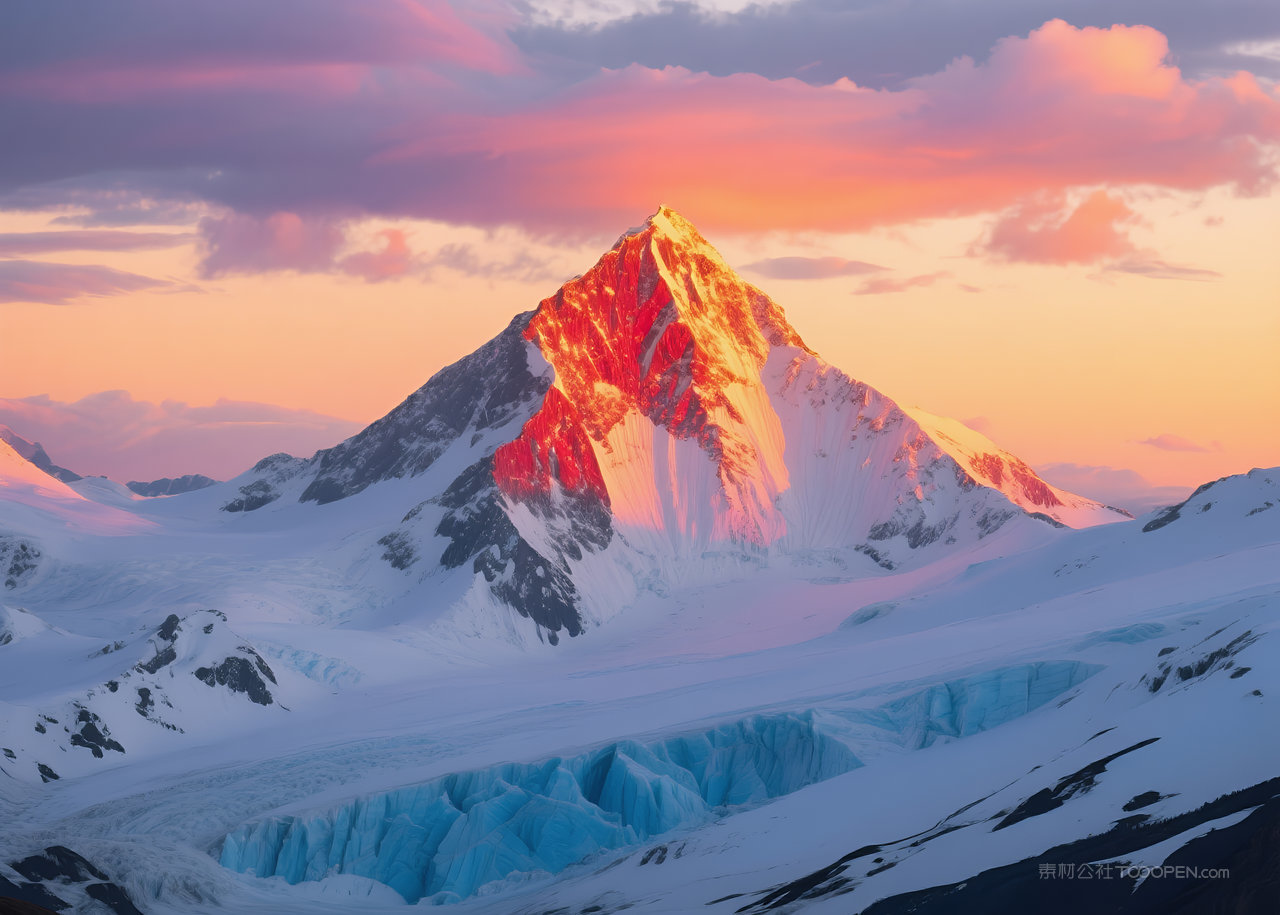 美丽风光日出唯美风景自然云层天空云彩