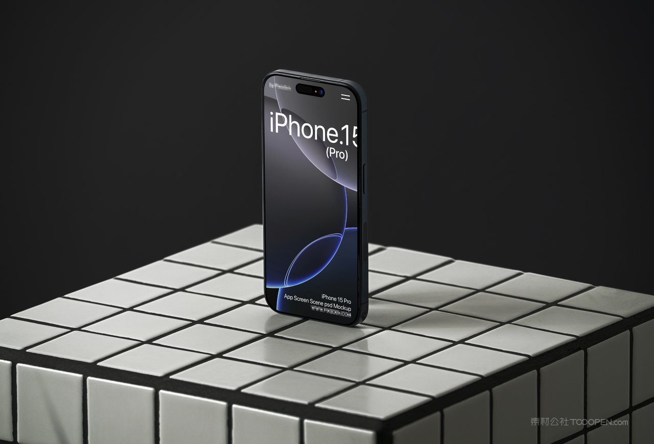 iPhone15手机样机效果图展示