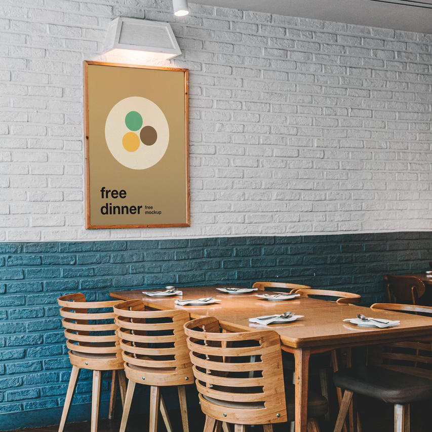 室内海报装饰画展示样机 (4)