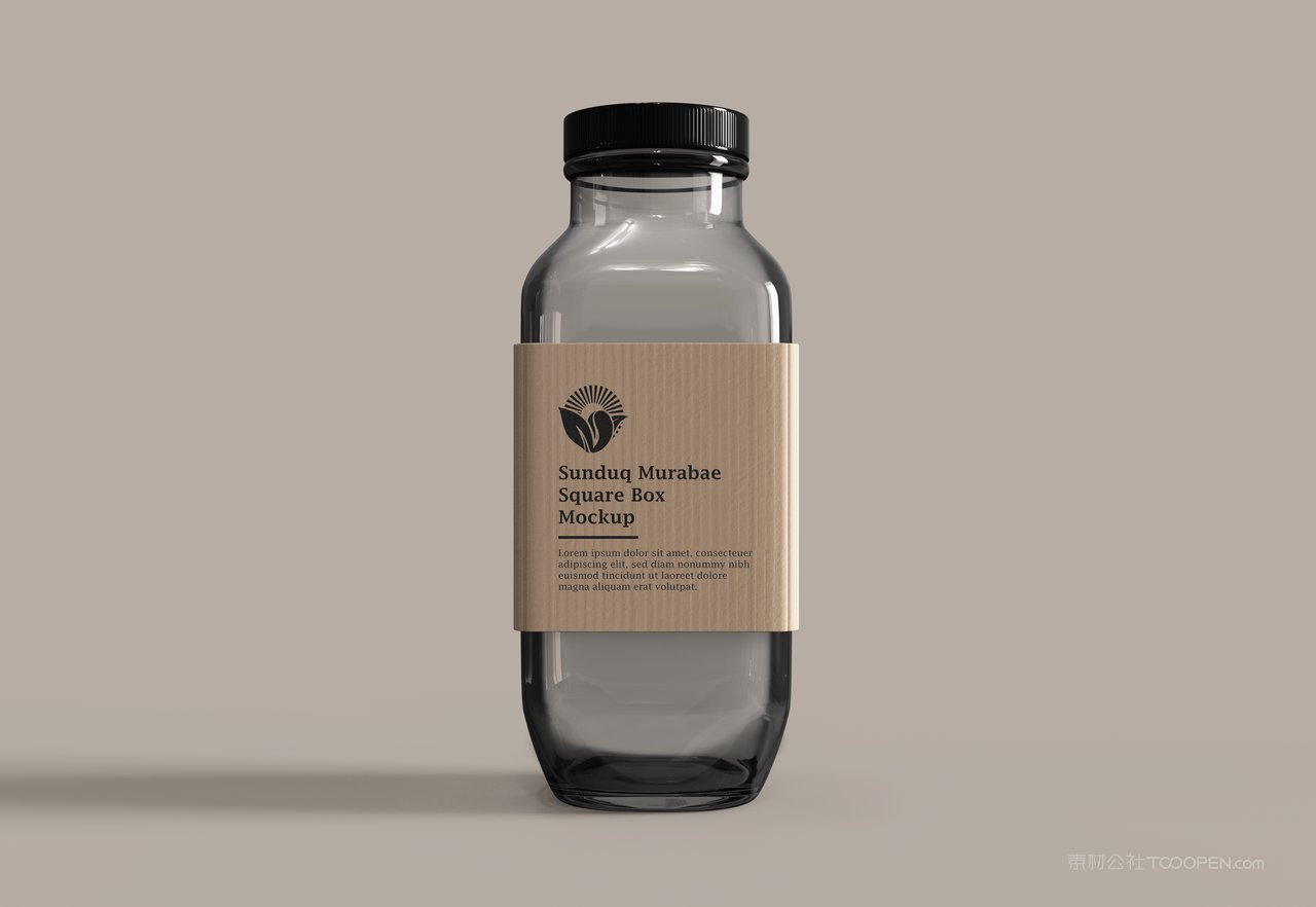 【2069期】果酱果汁玻璃瓶样机 (1)