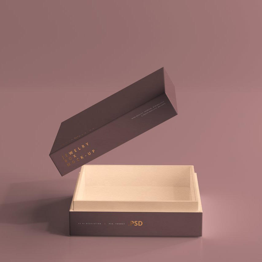 天地盖正方形盒子展示礼物包装样 (5)