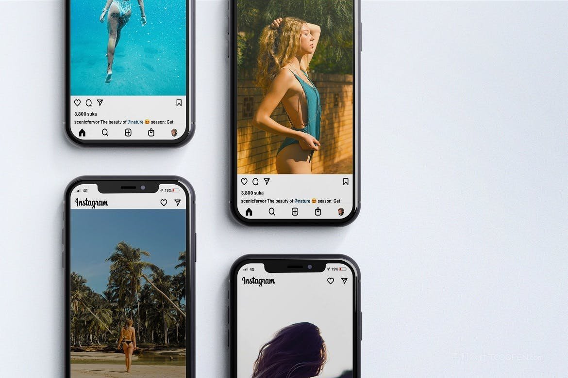 手机UI界面样机模板