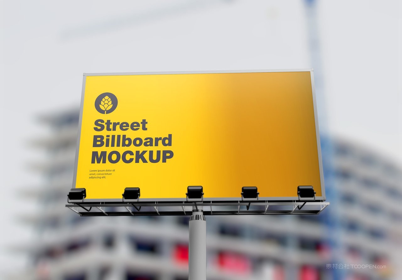 户外广告牌样机