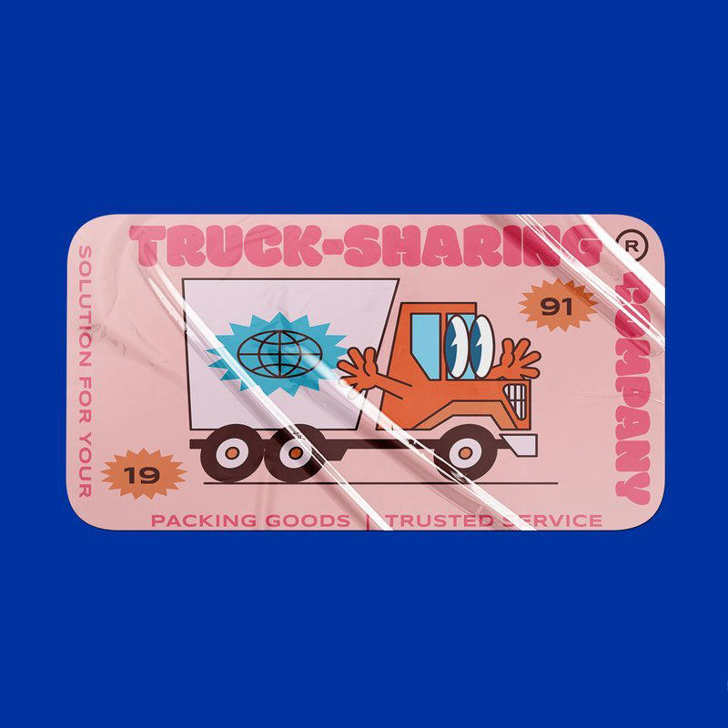 褶皱标签卷边不干胶贴纸样机 (6)