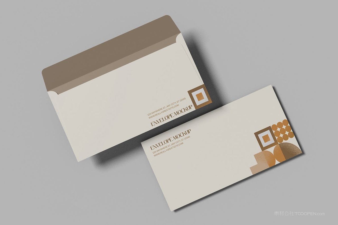 企业信封vi样机
