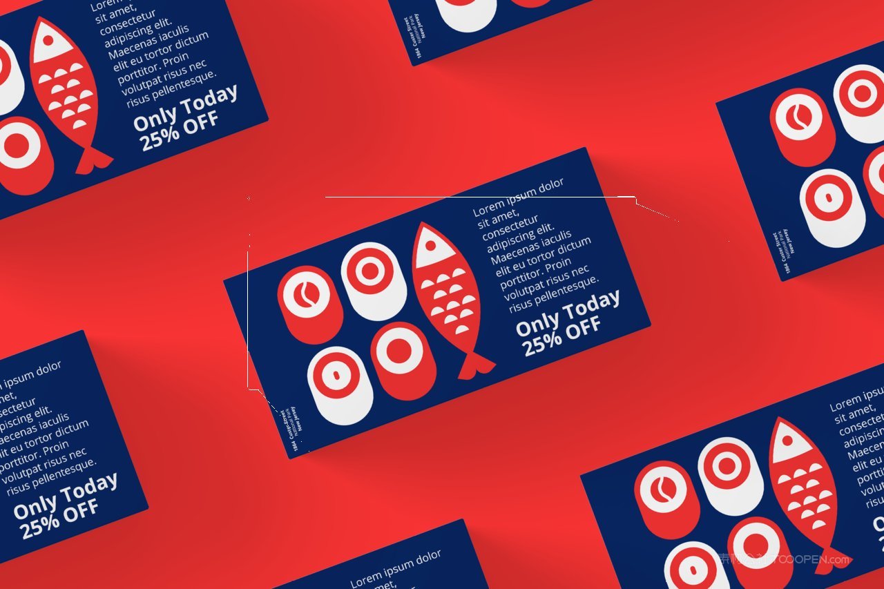 日式餐饮品牌名片样机 (3)