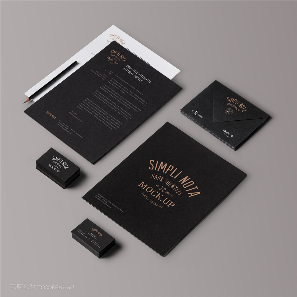 简约商务vi样机