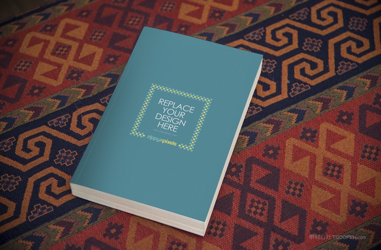 精装书本厚脊书籍场景高清样机 (57)