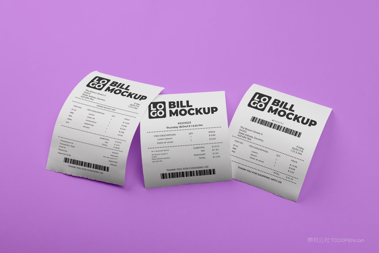 【1951期】购物小票样机 (5)