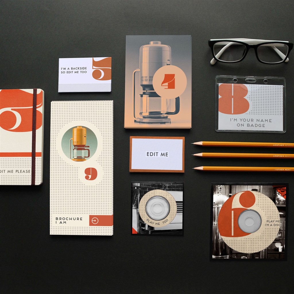 餐厅创意VI设计模板