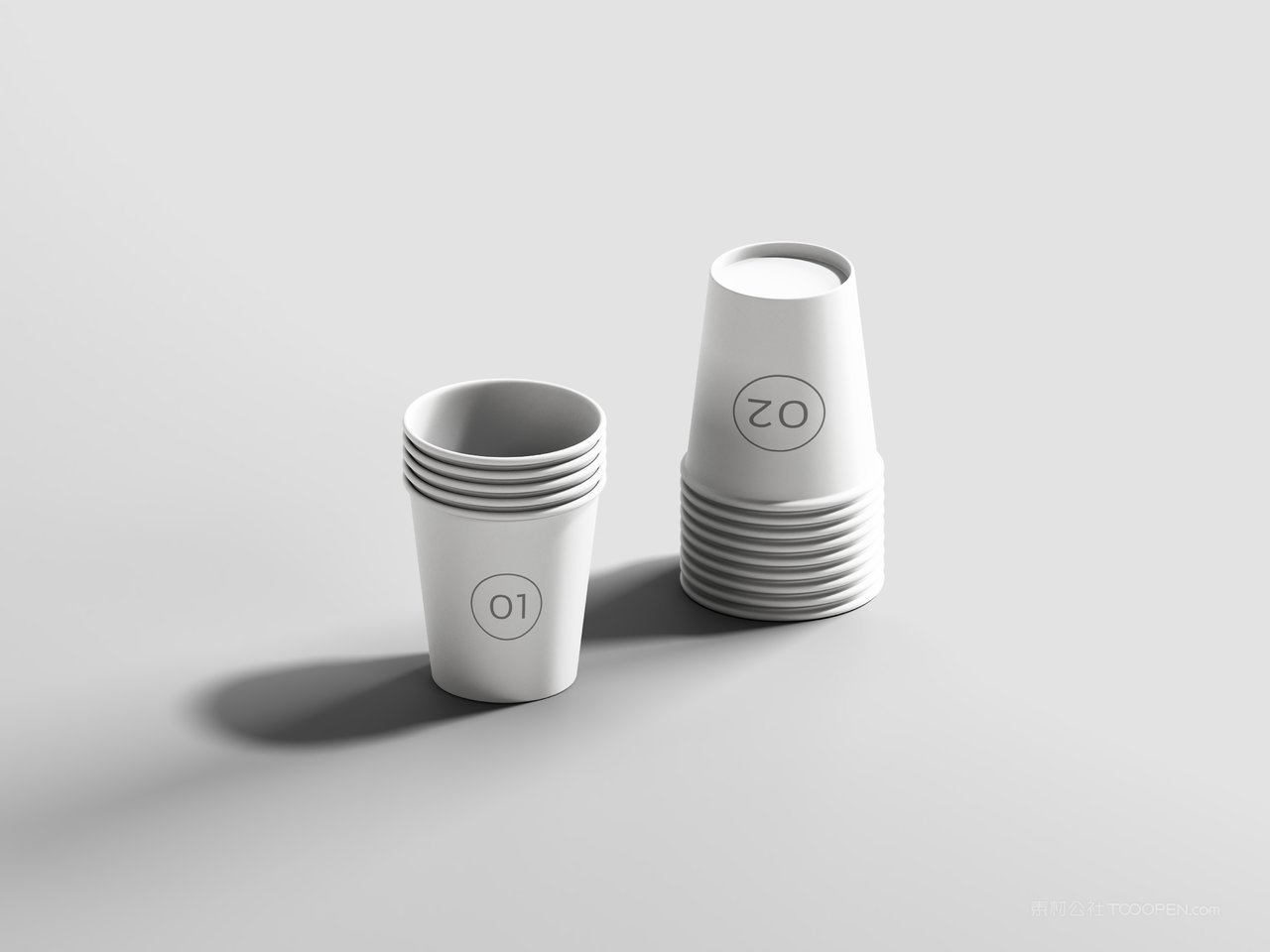 纸杯咖啡品牌vi样机