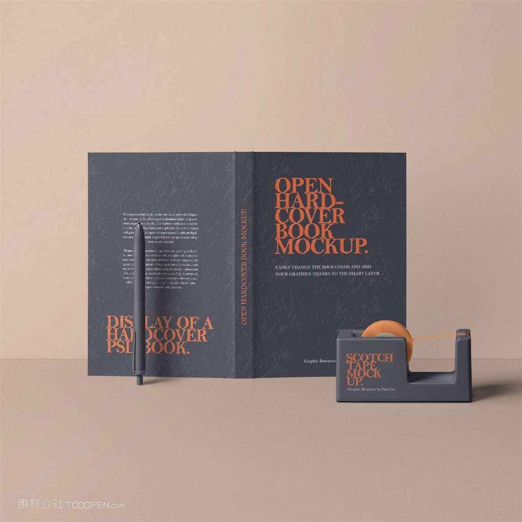 国外酒店vi样机模板