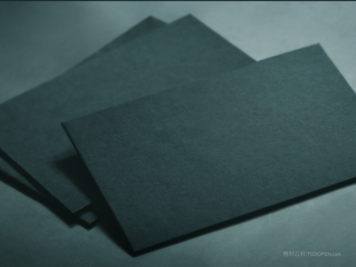 简洁精美名片设计样机