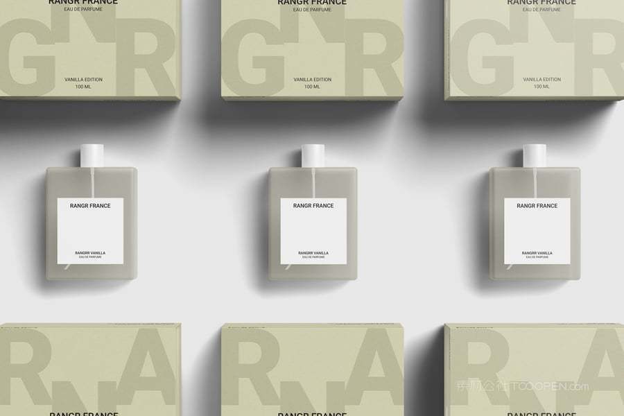 香水盒场景样机