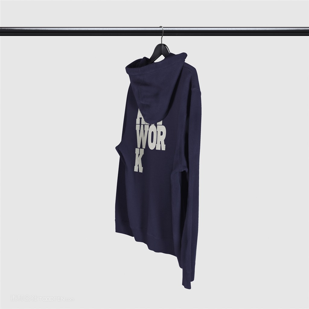 卫衣套头衫服装展示样机