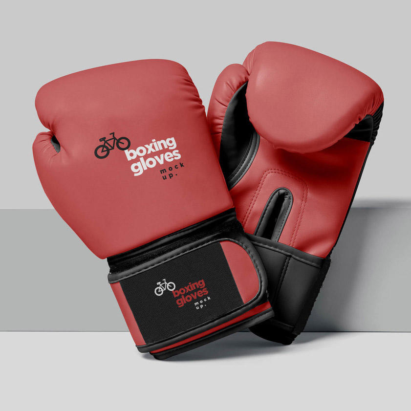 运动拳击手套样机