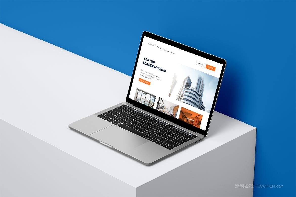 笔记本电脑屏幕样机