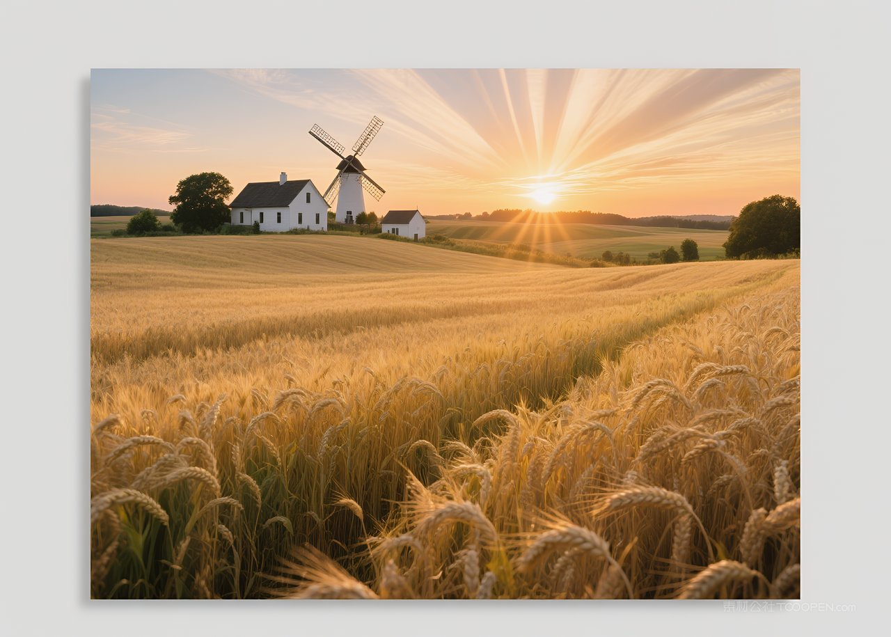 日落景观云彩落日天空风景唯美云层自然