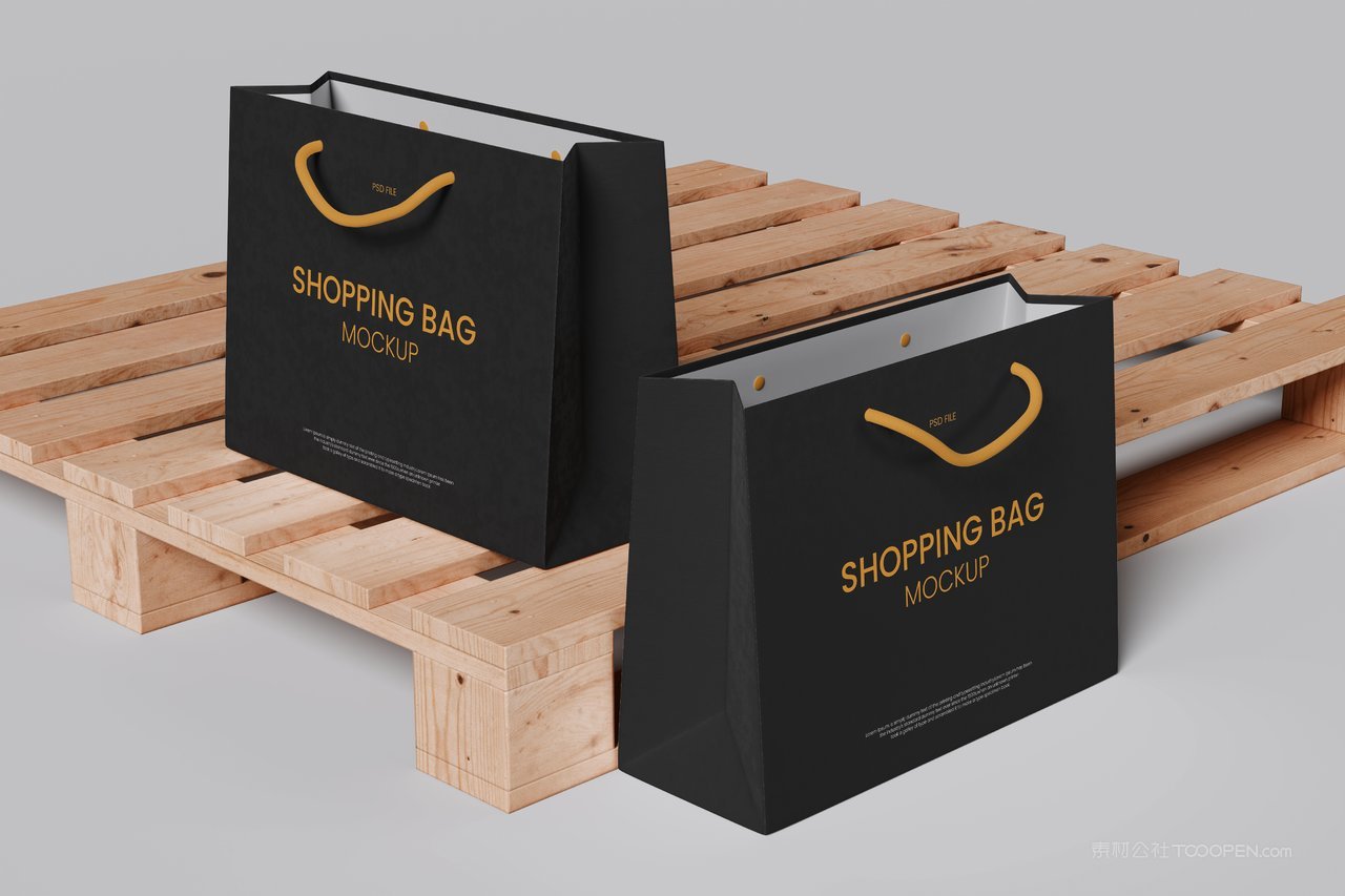 购物袋场景样机