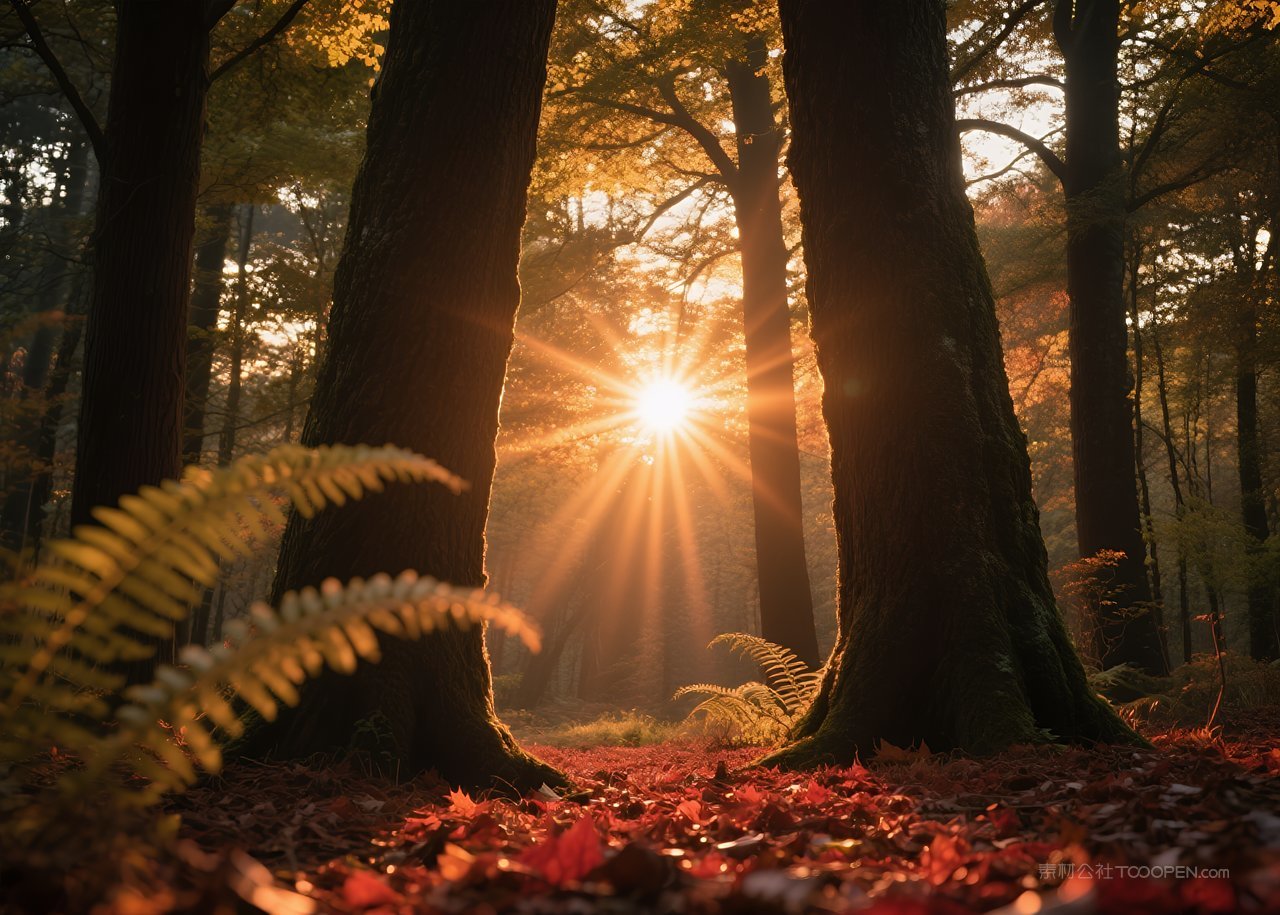 风景云彩唯美自然日落天空云层落日