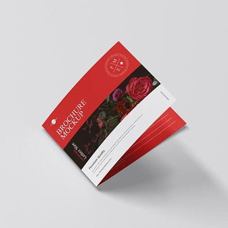 横向宣传册样机