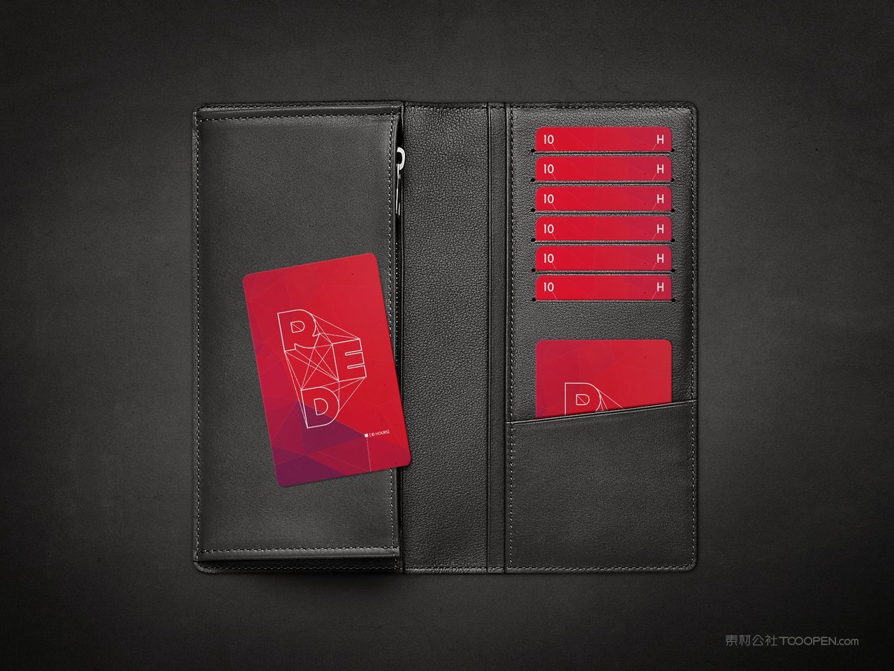 名片卡包钱包vip卡片质感贴图样机 (5)