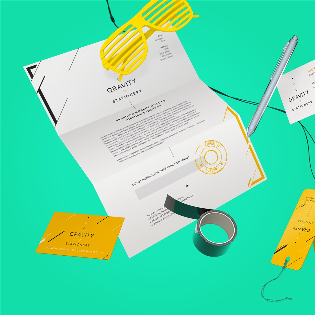 衣服服饰工作样机模版