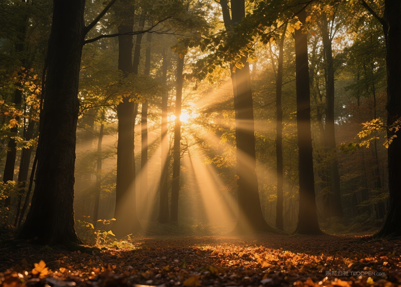 天空云层落日景观日落自然唯美风景云彩
