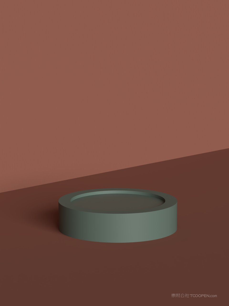 撞色文艺高端3d产品舞台电商场景 (3)