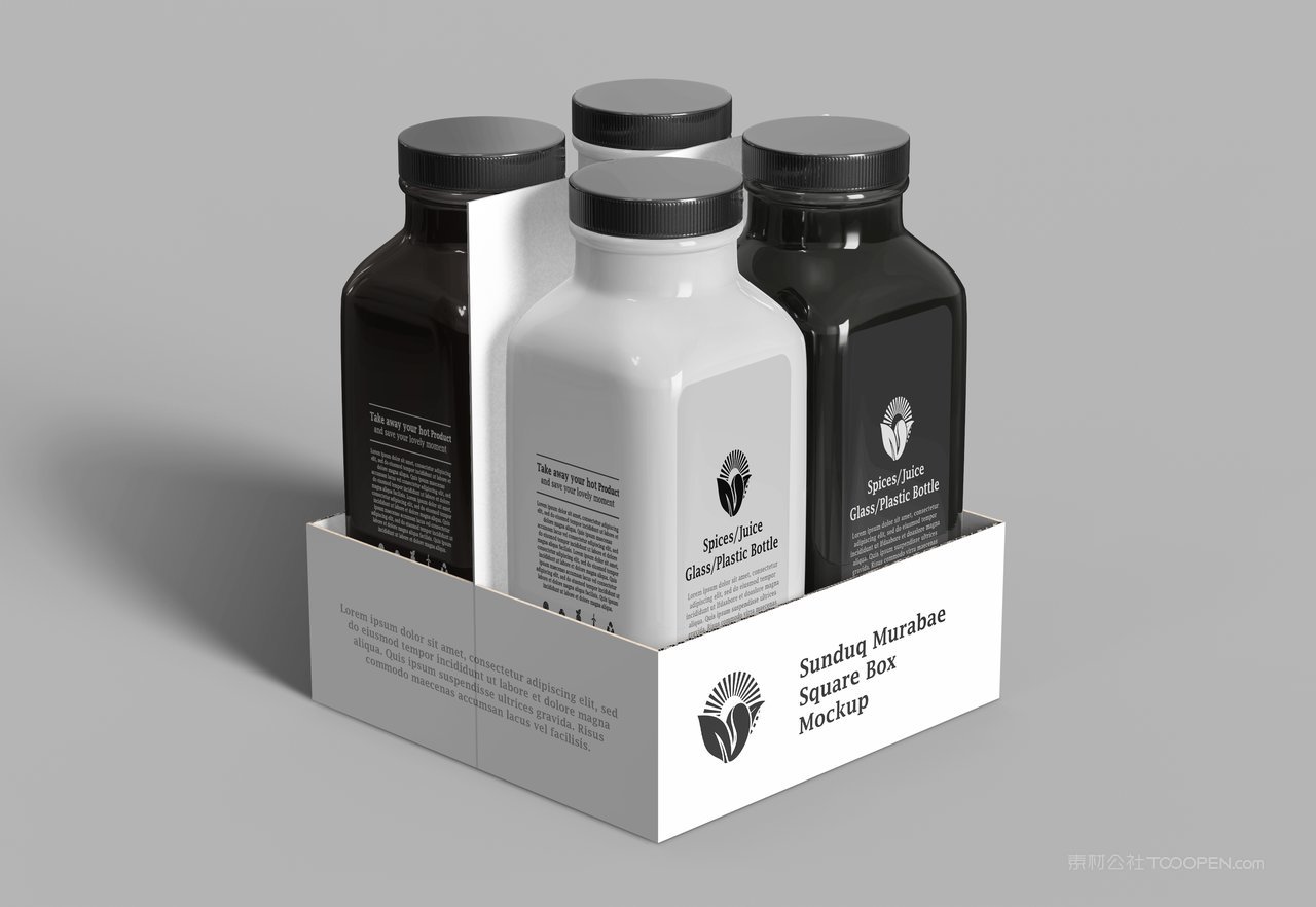 【2069期】果酱果汁玻璃瓶样机 (10)