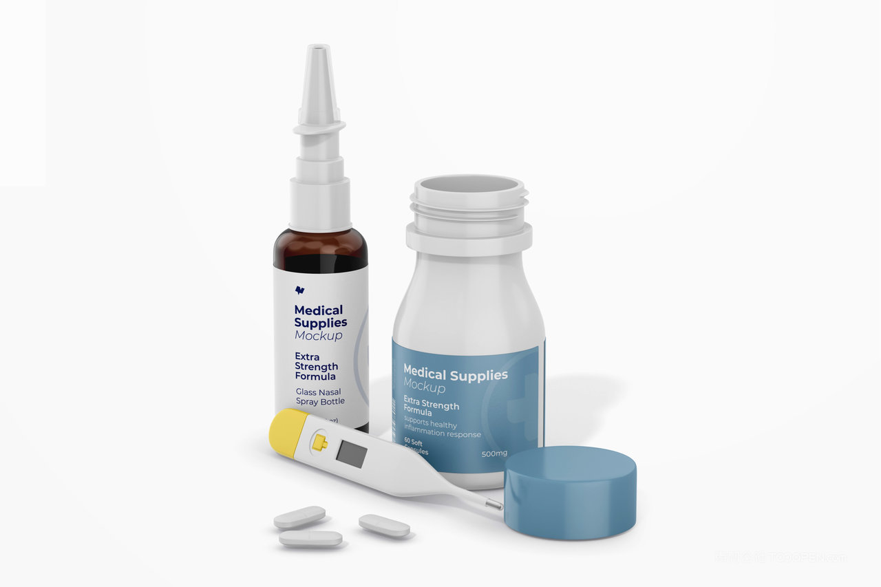 【2267期】医院医疗器械办公用具品牌vi样机 (12)