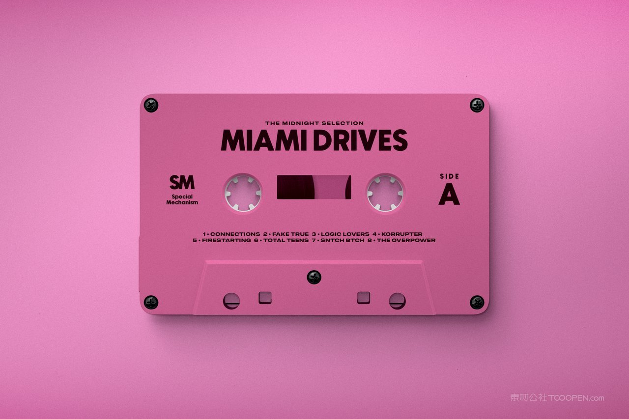 复古盒式音乐磁带样机 (3)