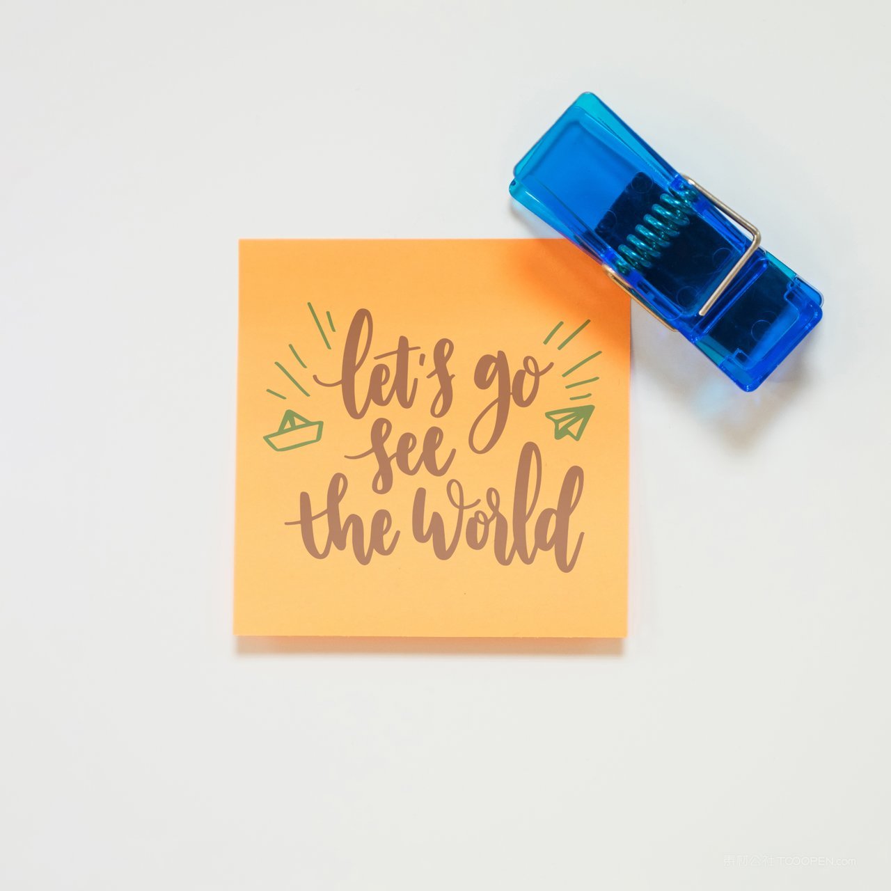 多彩便利贴实景样机 (11)