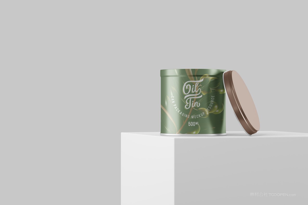 【2051期】圆筒茶叶筒包装样机 (3)