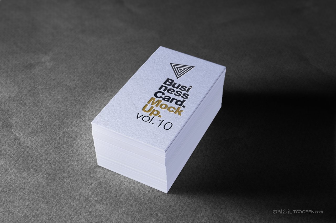 简洁背景名片贴图样机 (5)