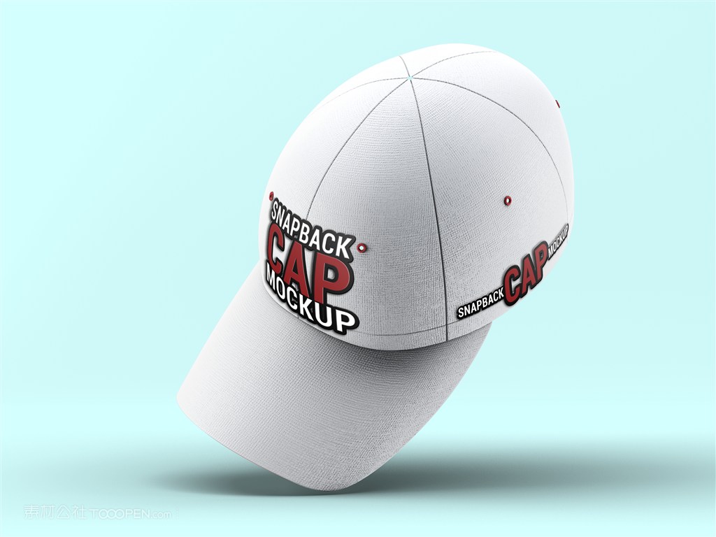 棒球帽VI贴图样机