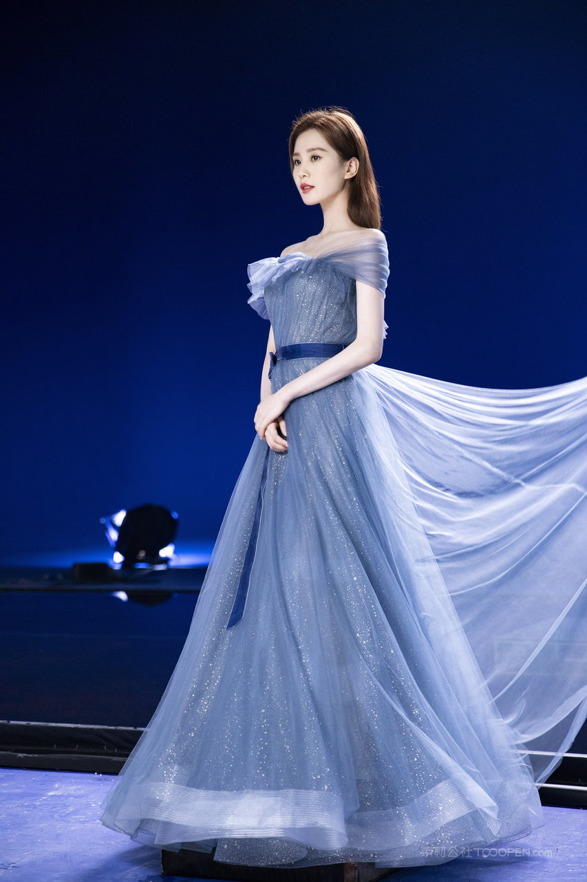 仙女般的漂亮美女明星刘诗诗舞台照图片