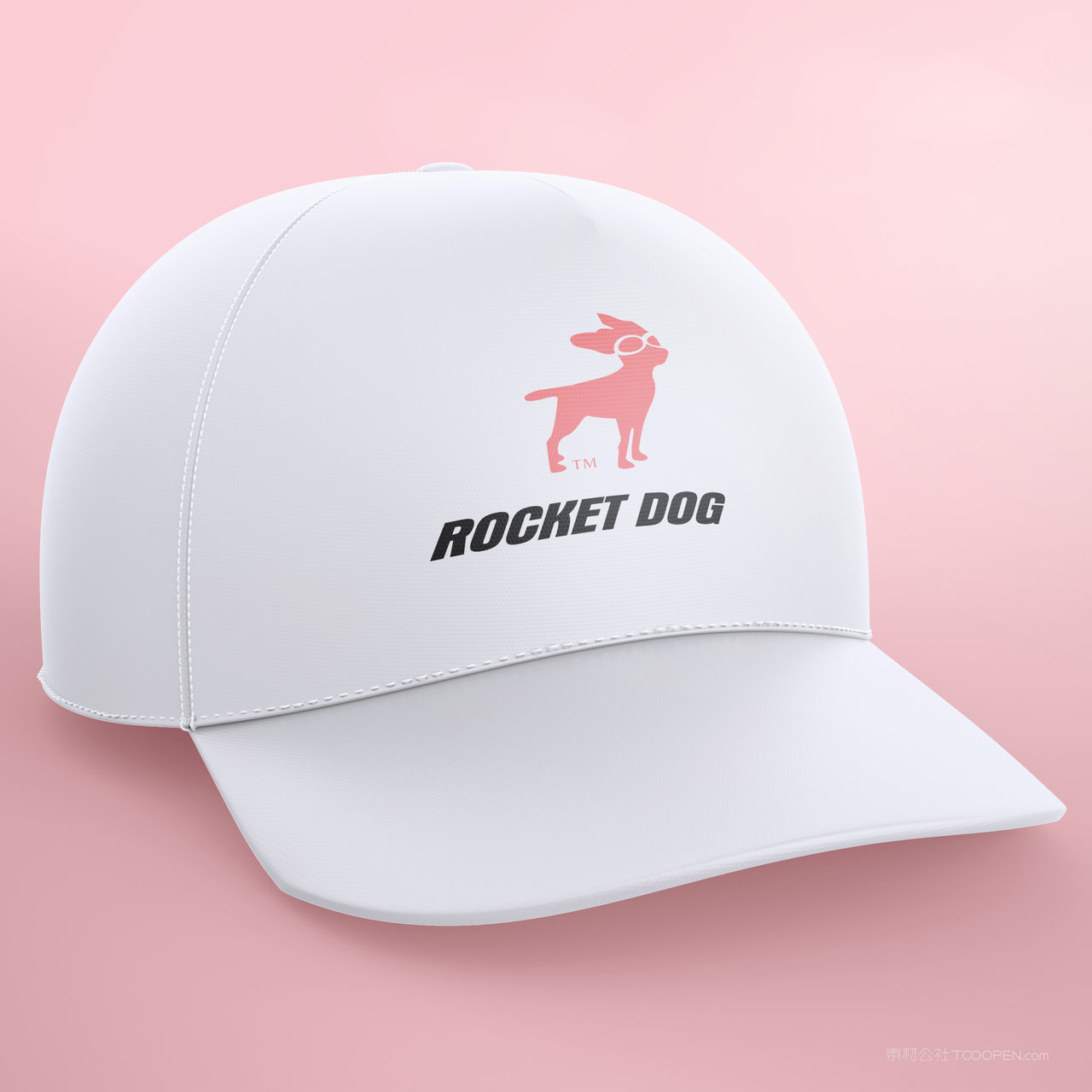 白色棒球帽遮阳帽贴图样机